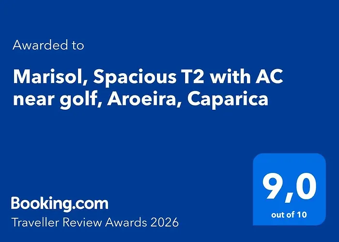 Marisol, Spacious T2 With Ac Near Golf, Aroeira, Caparica アパート