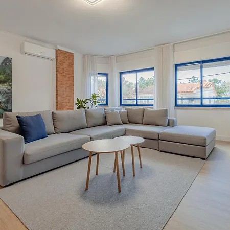 דירה Marisol, Spacious T2 With Ac Near Golf, Aroeira, Caparica שארנקה